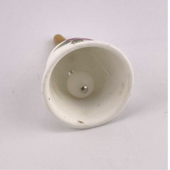 Vintage Bone China‎ Japan Floral White And Gold Tone Bell - Picture 3 of 4
